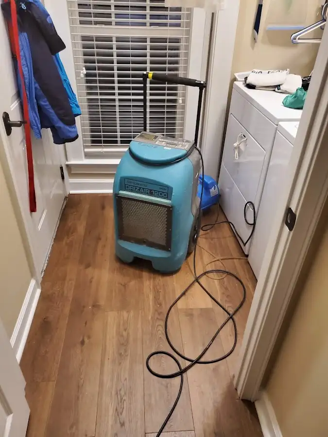 Commercial dehumidifier deployed for Flood Damage Cleanup in Ontario