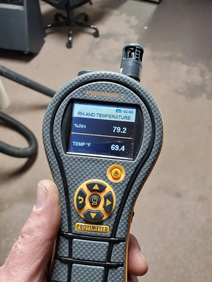 Moisture meter humidity assessment for Fire & Smoke Damage Restoration in Ontario